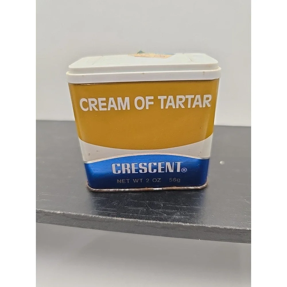 Crescent Cream‎ of Tartar Spice Tin  Seattle Vintage
